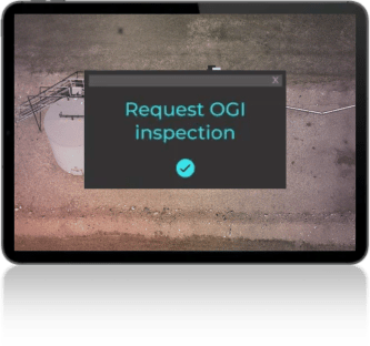 Request OGI Inspection on iPad