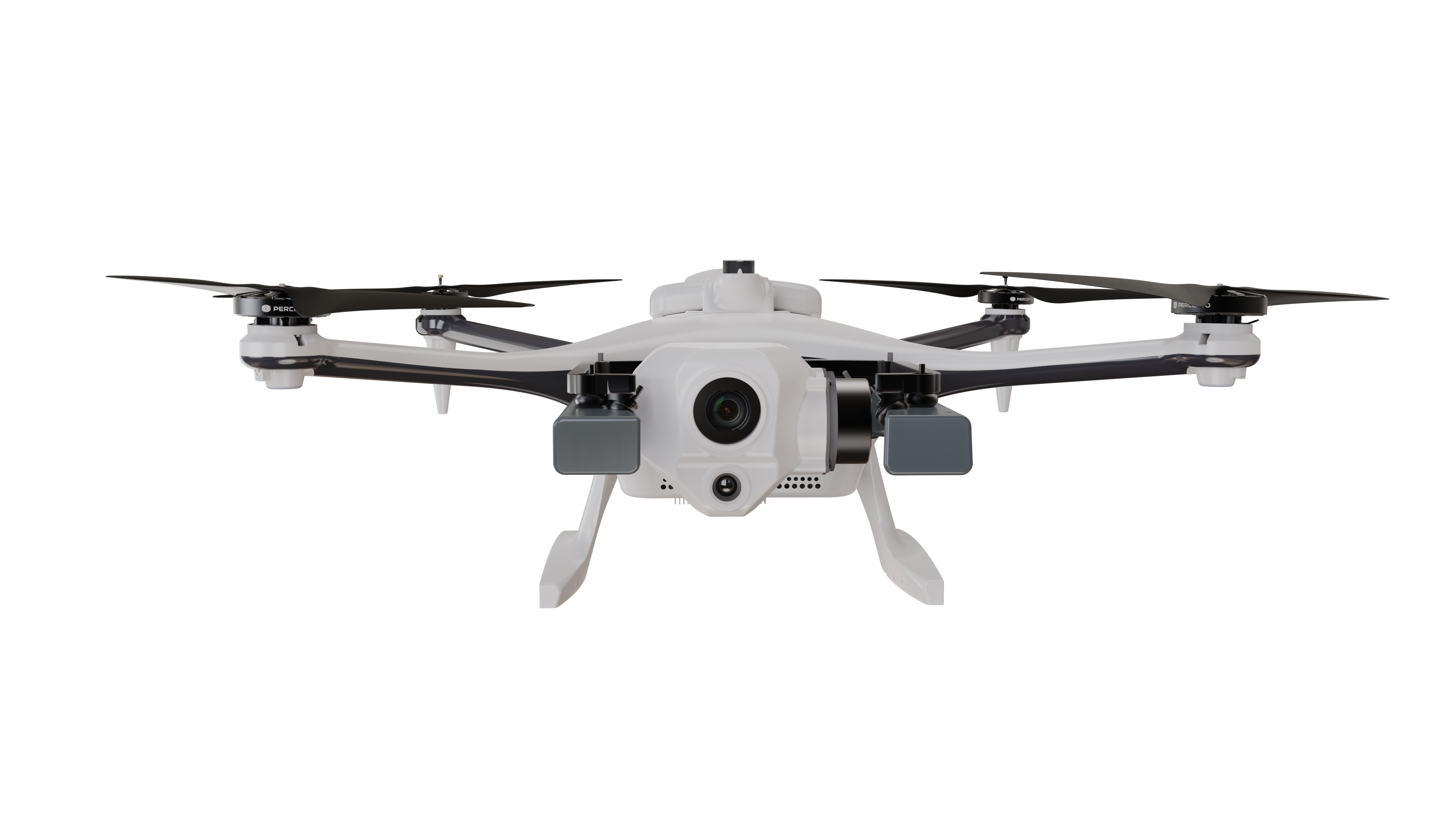 Drone above the Percepto Harbor
