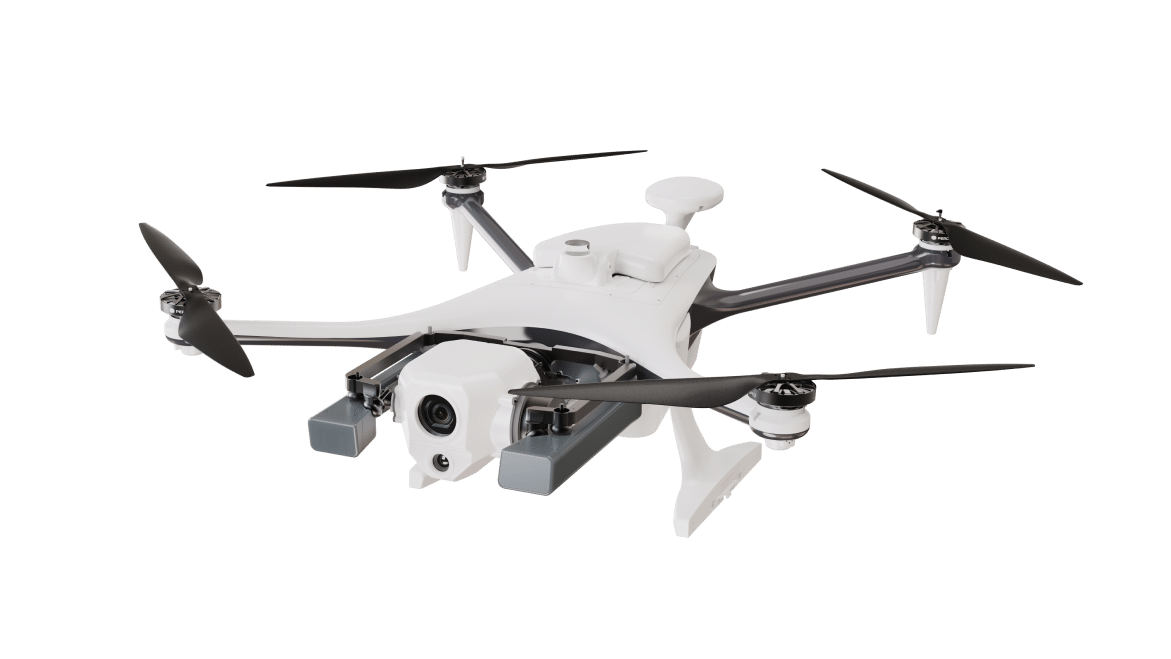 Ranger drone with FAA compliant parachute